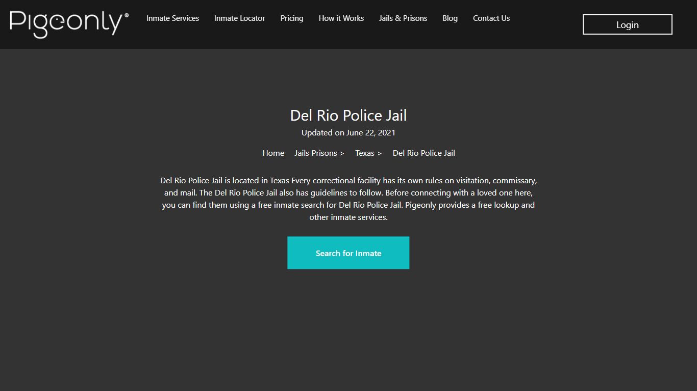 Del Rio Police Jail Inmate Search | Texas